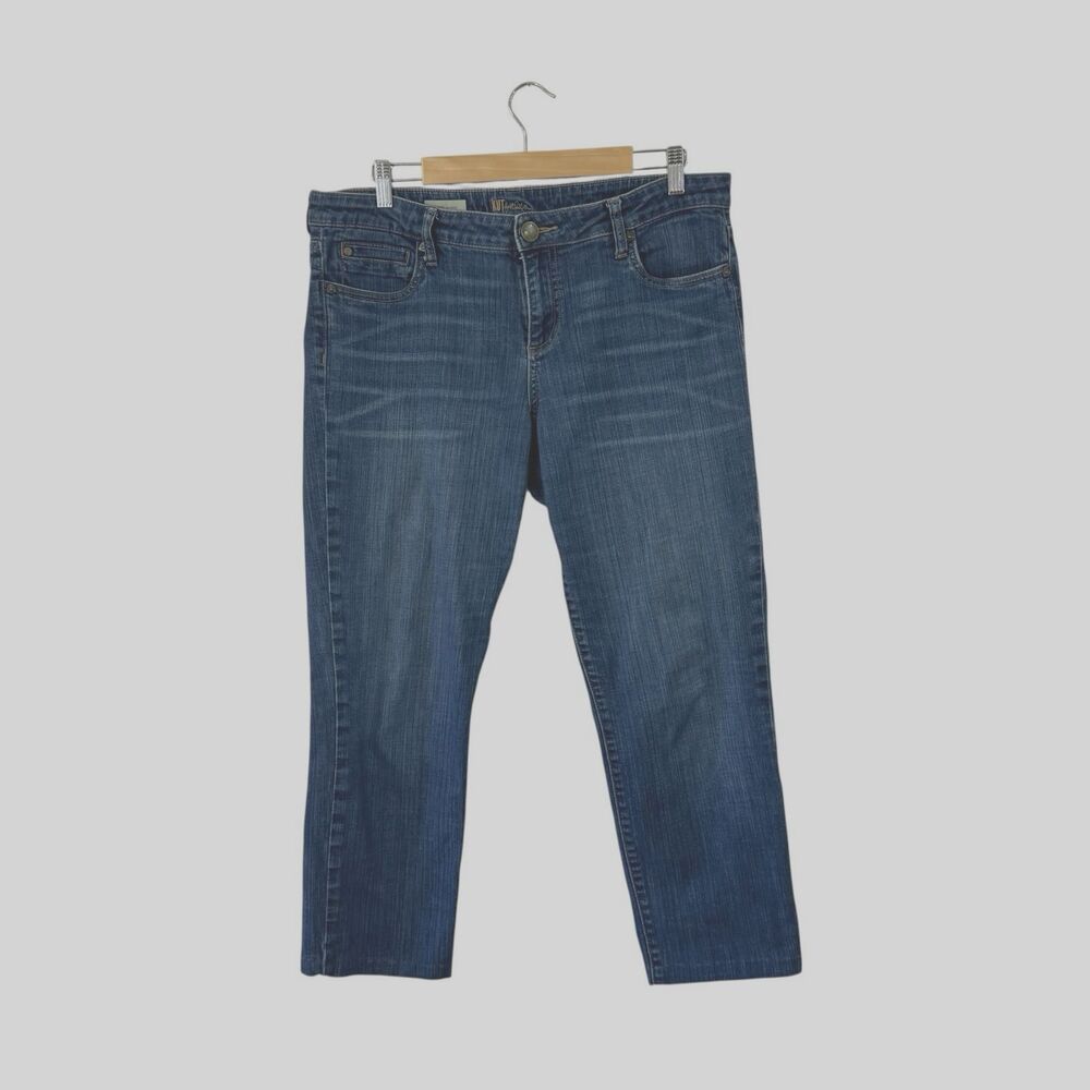 Kut From The Kloth 14 Catherine Boyfriend Jeans 27" Leg Inseam Womens READ
